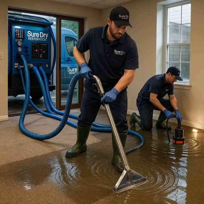 Water Extraction and Removal process in Owens Cross Roads, AL